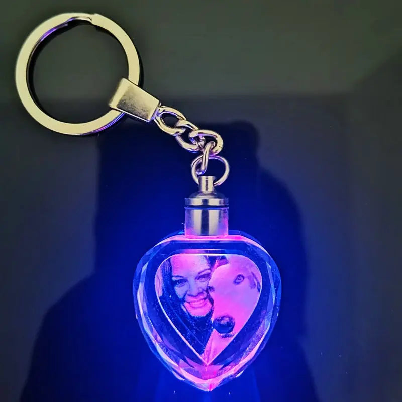 Multiluxi LED-Kristall Schlüsselanhänger