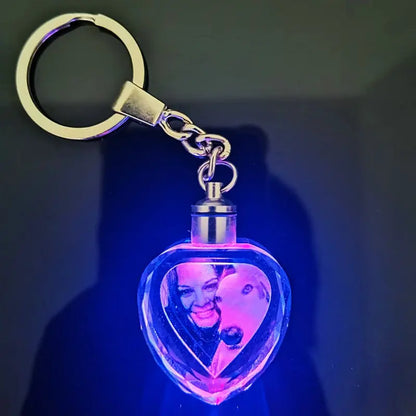 Multiluxi LED-Kristall Schlüsselanhänger